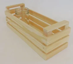 Slat Crate with Handles – 13.25-inch 4.5-inch x 4.5-inch