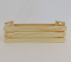 Slat Crate with Handles – 13.25-inch 4.5-inch x 4.5-inch