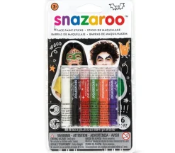 Snazaroo Face Paint Sticks Set – 6 Piece – Halloween