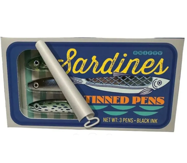 Snifty Fish Pen Set in Tin – 3 Pens