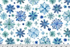Snowy Sparkle Digital Cuddle Blue