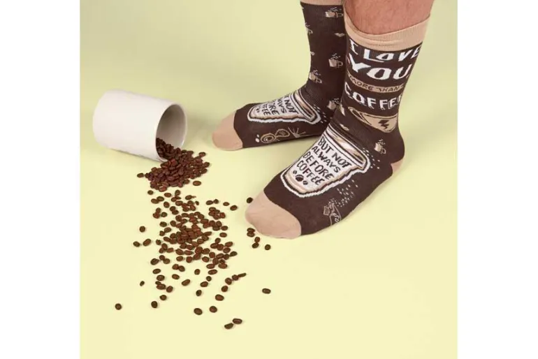 Socks – I Love You More Than Coffee