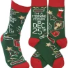 Socks – Morning Person On Dec 25th