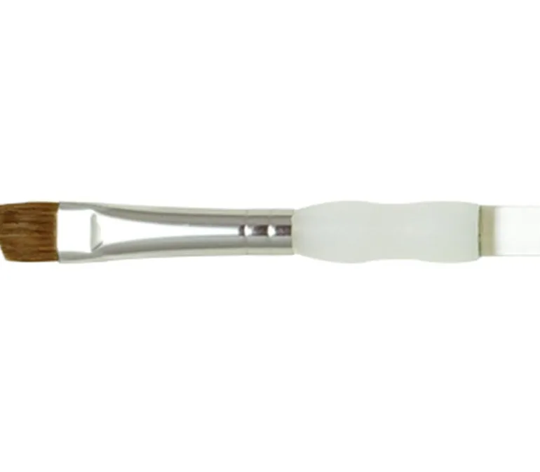 Soft-Grip Synthetic Sable Hair Short Handle Brush (view styles/sizes)