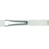 Soft-Grip White Taklon Hair Short Handle Brush (view styles/sizes)
