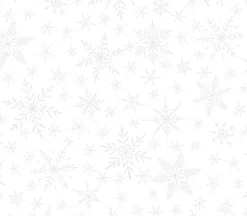 Solitaire White Delicate Snowflake