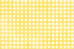 Sorbet Flannel White Circle Dots on Lemon Yellow