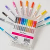 SPC Glitter Gel Pen Set in Zip Bag 12 Pens