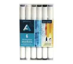 SPC Micro-Tip Drawing Pen Set – Multi Color – 12 Piece