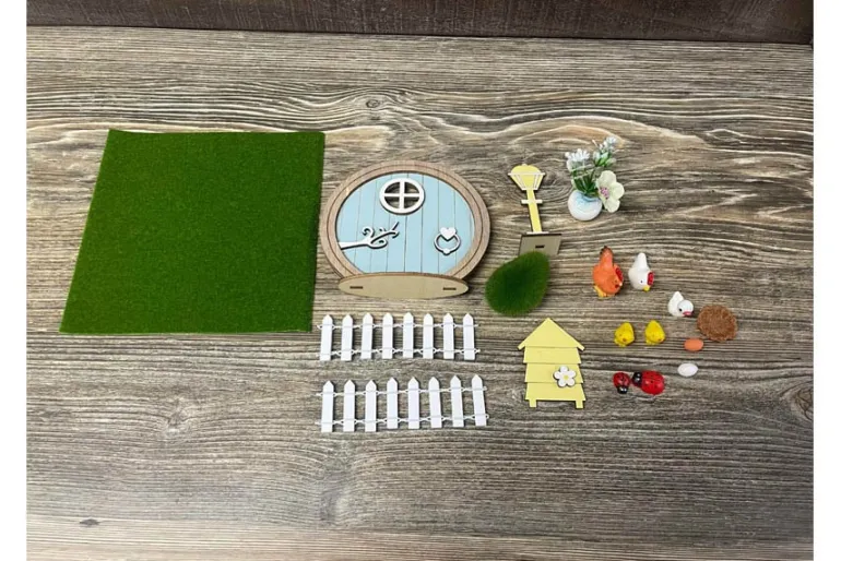 SPC Mini Fairy Garden Beach Scene Set – 18 Piece