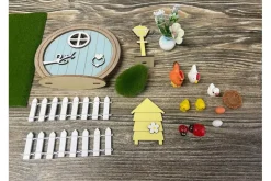 SPC Mini Farm Animal Fairy Garden Scene – 18 Piece