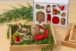 SPC Mini Farm Animal Fairy Garden Scene – 18 Piece