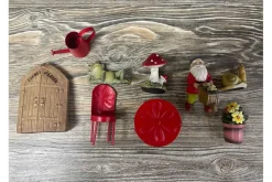 SPC Mini Garden Fairy Gnome Set – 9 Piece