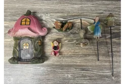 SPC Mini Garden Fairy Gnome Set – 9 Piece