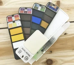 SPC Watercolor Travel Set – 25 Piece Portable Painting Kit