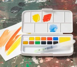 SPC Watercolor Travel Set – 25 Piece Portable Painting Kit