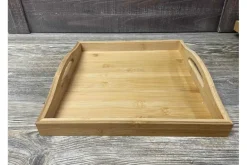 SPC Wooden Square Tray – 12-inch