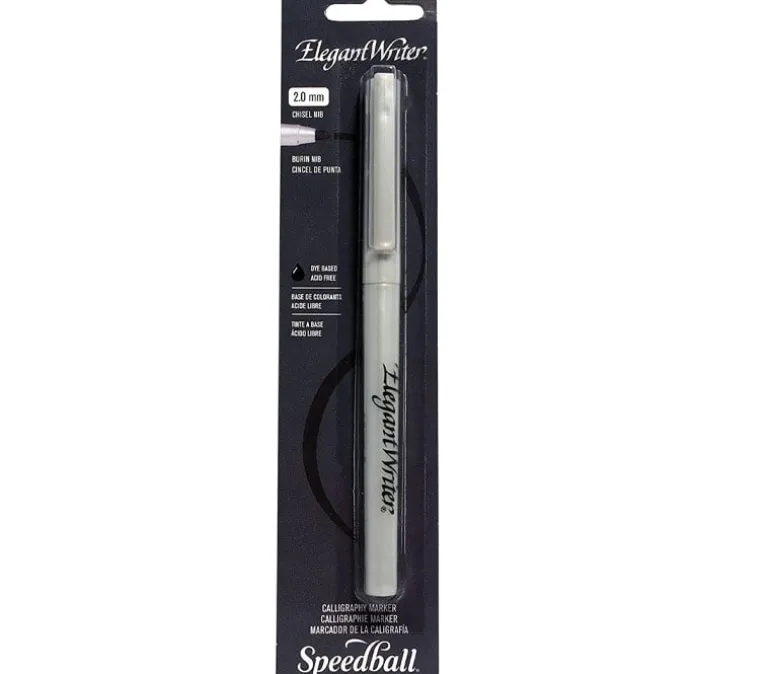 Speedball Elegant Writer Calligraphy Pen – Black – Fine