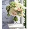 24.5″ Spider Flower Spray, White