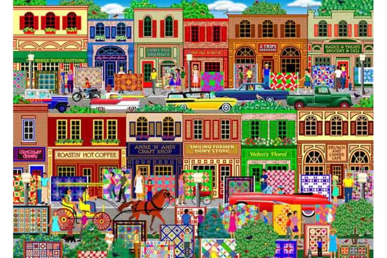 Springbok Flower Garden Puzzle – 500 Piece