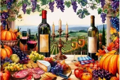 Springbok Harbor in the Fall Puzzle – 500 Piece