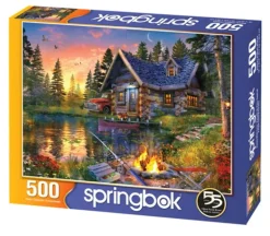 Springbok Sun Kissed Cabin Puzzle – 500 Piece