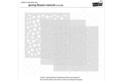 Spring Flowers Stencil Set