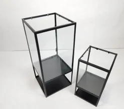 Square Black Lantern – Large