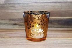 Square Glass Candle Holder – Clear