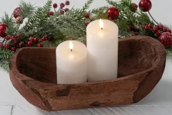 Square Glass Candle Holder – Clear