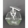 Square Glass Pump Jar – 7-inch