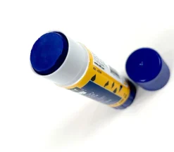 Stag and Stone Wildlife Silhouettes in a Smoky Forest