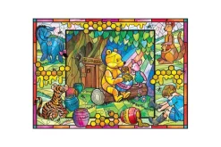 Stained Glass Winnie the Pooh – 500 Piece Puzzle