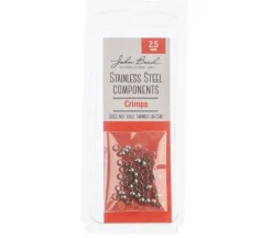 Stainless Steel 2.5mm Crimp Beads – 50 pcs