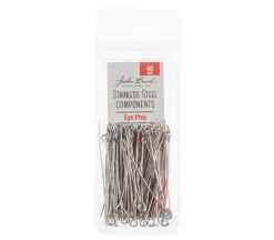 Stainless Steel 40mm Eye Pins – 100 pcs