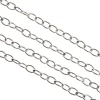 Stainless Steel Rolo Chain 1m with 3.7mm x 2.4mm Links