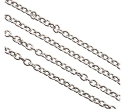 Stainless Steel Rolo Chain 1m with 2.9mm x 2.4 mm Links