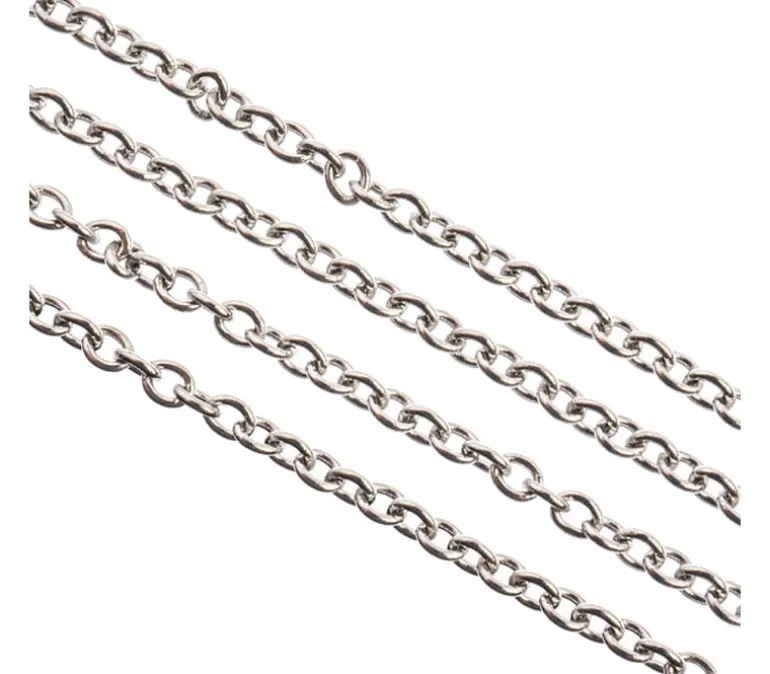 Stainless Steel Rolo Chain 1m with 2.9mm x 2.4 mm Links