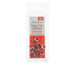 Stainless Steel 12x7mm Lobster Clasp – 8 pcs