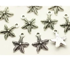 Starfish Charm – Antique Silver Plated