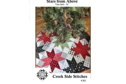 Stars from Above Tree Skirt Sewing Pattern