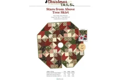 Stars from Above Tree Skirt Sewing Pattern