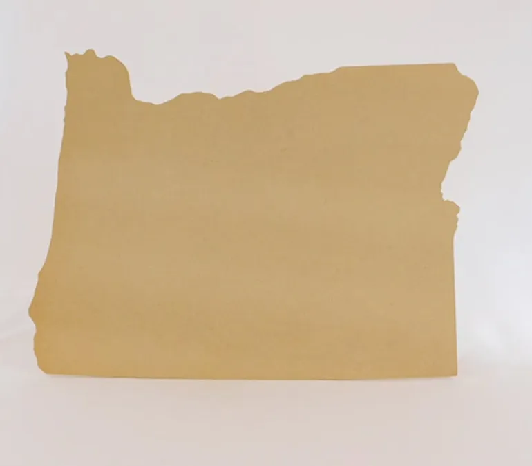 State of Oregon Cutout – 22″