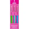Steelite Soft Ergonomic Steel Crochet Hook Set of 3: 0.9mm, 1.1mm, 1.25mm. #12687