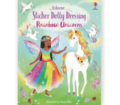 Sticker Dolly Dressing – Rainbow Unicorns