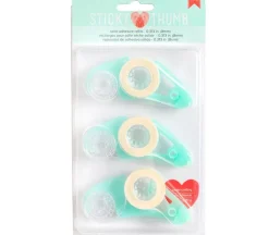 Sticky Thumb Sticky Thumb Tape Runner Refill Black – 275 Per Package – Assorted Sizes