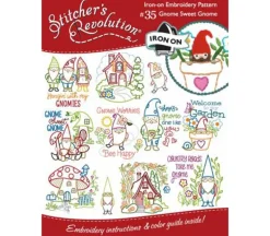 Stitcher’s Revolution Flowers & Butterflies Embroidery Transfer