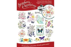 Stitcher’s Revolution Lovely Ladybugs Embroidery Transfer Pattern