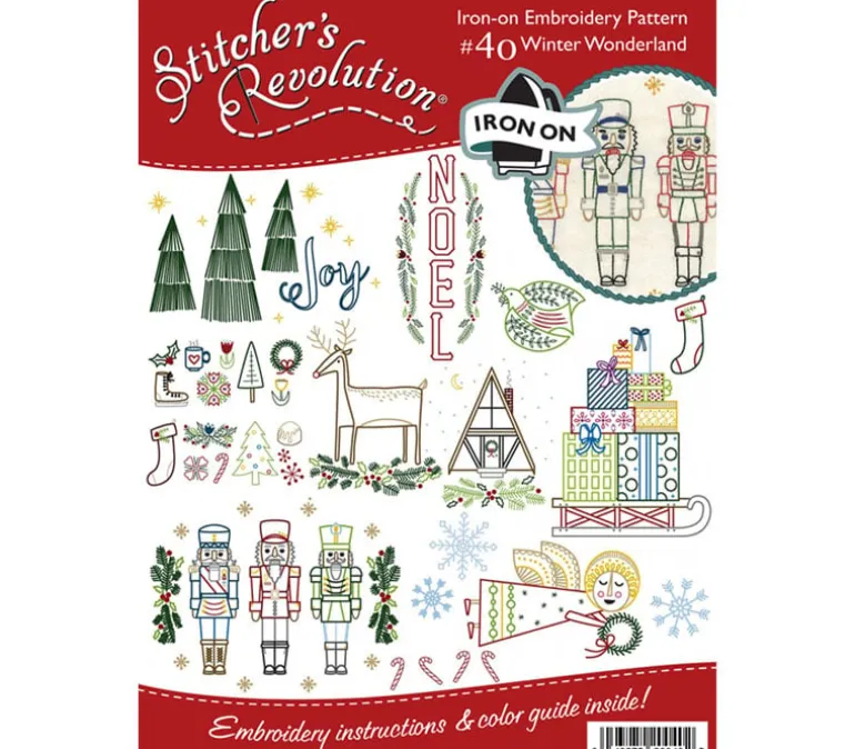 Stitcher’s Revolution Lovely Ladybugs Embroidery Transfer Pattern