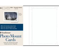 Strathmore Greeting Cards – Photo Mount White – 50 Piece